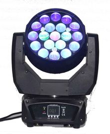 19Pcs 12w 알루미늄 합금 16CH 12CH가 급상승 세척 Dj 이동하는 머리에 의하여 점화합니다