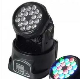 디스코는 18pcs 소형 이동하는 빛 100-240V 50-60HZ를 점화하는 단계를 지도했습니다