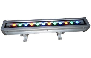 방수 12pcs 1w는 벽 세척 빛 Dmx512 높은 광도 알루미늄을 지도했습니다