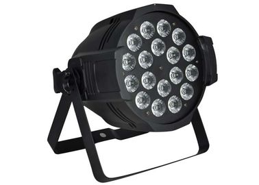 18 x 15w LED 동위는 상연합니다 빛 DMX 512 통제를 1개의 지도한 동위 64 빛/DJ에 대하여 RGBWA 5를 점화할 수 있습니다