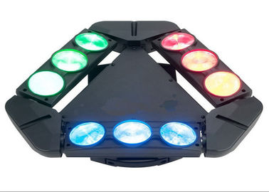 DMX512 100w 거미 광속 이동하는 맨 위 점화 9는 빛 AC 110-240V 50-60HZ를 이끕니다