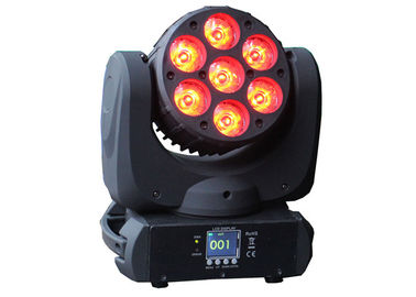 직업적인 7pcs LED 이동하는 맨 위 선잠기 광 채널 11/17 휴일 광선 각 20도 디스코 DJ 램프