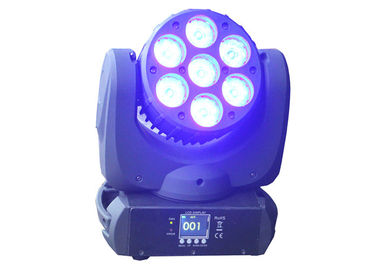 직업적인 7pcs LED 이동하는 맨 위 선잠기 광 채널 11/17 휴일 광선 각 20도 디스코 DJ 램프