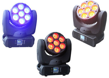 직업적인 7pcs LED 이동하는 맨 위 선잠기 광 채널 11/17 휴일 광선 각 20도 디스코 DJ 램프