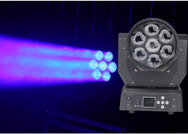 풀 컬러 LED 이동하는 머리 DJ는 빛 22/50를 CH DMX512 7 * 20W LED 반점 램프 상연합니다