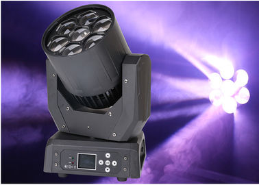 풀 컬러 LED 이동하는 머리 DJ는 빛 22/50를 CH DMX512 7 * 20W LED 반점 램프 상연합니다