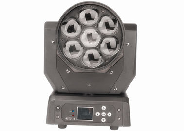 풀 컬러 LED 이동하는 머리 DJ는 빛 22/50를 CH DMX512 7 * 20W LED 반점 램프 상연합니다