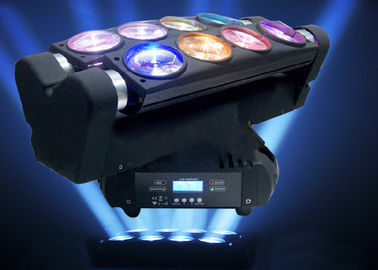 크리인 LED 8x10W RGBW 다 색깔이 디스코 당 DJ 점화 이동하는 맨 위 거미에 의하여 점화합니다