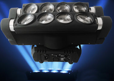 크리인 LED 8x10W RGBW 다 색깔이 디스코 당 DJ 점화 이동하는 맨 위 거미에 의하여 점화합니다