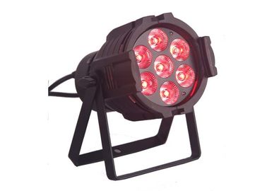 소형 7 X 10W LED 동위는 단계 빛 RGBW 단계 빛 4in1에 의하여 지도된 동위 빛을 통조림으로 만듭니다