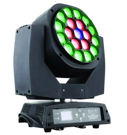 19pcs 큰 꿀벌 눈 사건 쇼 점화를 위한 급상승을 가진 이동하는 머리 LED 빛