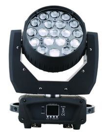 540°팬 270°틸트 19개 12W RGBW 4in1 LED 무빙 헤드 라이트 줌 워시 무빙 헤드 라이트