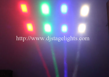 8 x 10 W LED 이동하는 맨 위 단계 빛 80 W RGBW 거미 당 점화