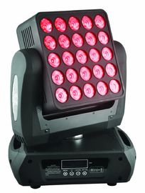 25 X12 W LED 광속 이동하는 맨 위 빛 RGBW 곁눈 가리개 점화 모체 빛