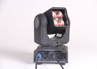 4 DJ의 디스코를 위한 5-40° 광속 각을 가진 PC 25 w RGBW LED 이동하는 맨 위 빛
