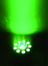 섞는 DMX RGB 실내 LED 동위 빛 9 * 3W +1 * 30W IP20를 납작하게 착색하십시오