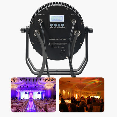 18pcs 12W IP65 방수 야외 LED PAR 이벤트용 RGBWA UV 6in1