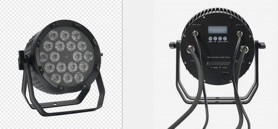 18pcs 12W IP65 방수 야외 LED PAR 이벤트용 RGBWA UV 6in1