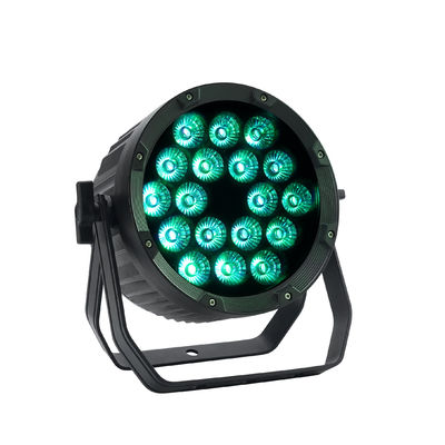 18pcs 12W IP65 방수 야외 LED PAR 이벤트용 RGBWA UV 6in1