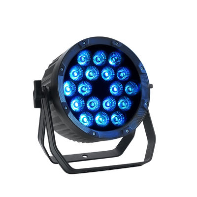 18pcs 12W IP65 방수 야외 LED PAR 이벤트용 RGBWA UV 6in1