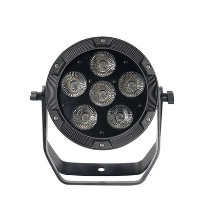 6pcs LED Par 배터리 라이트 LCD 화면 방수 배터리 IRC 라이트 리모컨