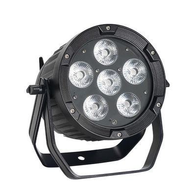 6pcs LED Par 배터리 라이트 LCD 화면 방수 배터리 IRC 라이트 리모컨