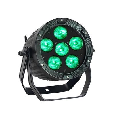 6pcs LED Par 배터리 라이트 LCD 화면 방수 배터리 IRC 라이트 리모컨