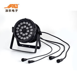 에너지 효율 250W 옥외 LED 동위/24PCS RGBWA +UV는 동위 빛을 방수 처리합니다