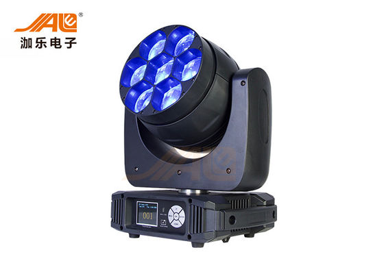 세탁 7x40w LED 줌 움직이는 빛 높은 전력 세탁 움직이는 머리 빛
