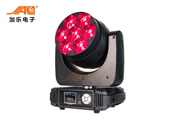 세탁 7x40w LED 줌 움직이는 빛 높은 전력 세탁 움직이는 머리 빛