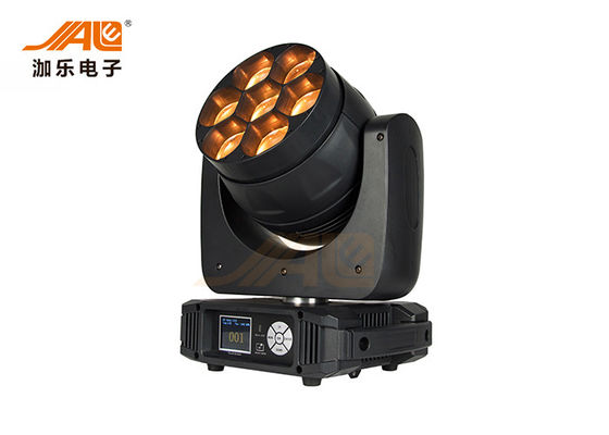 세탁 7x40w LED 줌 움직이는 빛 높은 전력 세탁 움직이는 머리 빛