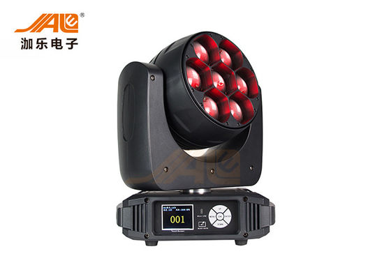 세탁 7x40w LED 줌 움직이는 빛 높은 전력 세탁 움직이는 머리 빛
