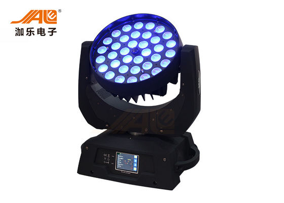 머리 세정 빛을 이동하는 뜨거운 살레 36 PC 18w RGBWA UV 6in1 주도하는 줌
