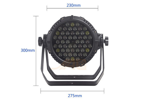 13Hz 8CH 54x3W 주도하는 단계 Par는 자체 추진의 제어를 밝힙니다