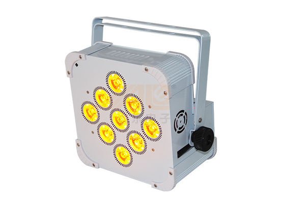 9*6w 무선 DMX 동위 빛 고휘도 3색 Leds 배터리 빛
