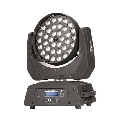DMX512 단계 36*12W LED 줌 기능이 있는 헤드 라이트 이동