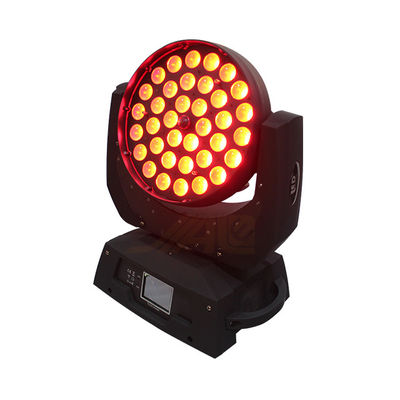DMX512 단계 36*12W LED 줌 기능이 있는 헤드 라이트 이동