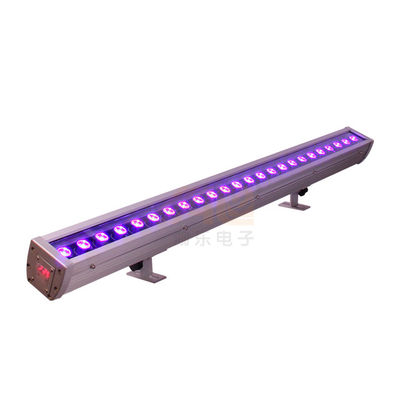 결혼식 놀이를 위한 24*3W DMX 방수 UV RGB LED 벽 세탁기