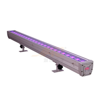 결혼식 놀이를 위한 24*3W DMX 방수 UV RGB LED 벽 세탁기