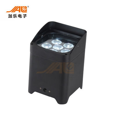 6PCS RGBWAUV 6 In 1 무선 LED 파 캔 배터리 IRC 파 라이트