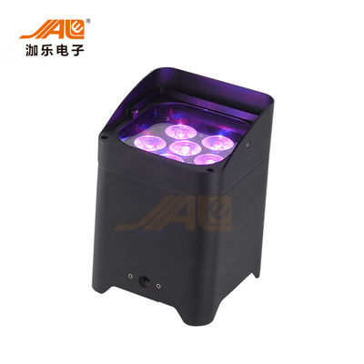 6PCS RGBWAUV 6 In 1 무선 LED 파 캔 배터리 IRC 파 라이트