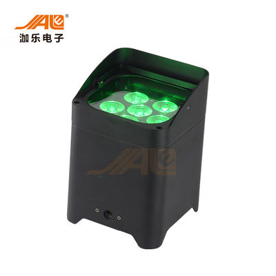 6PCS RGBWAUV 6 In 1 무선 LED 파 캔 배터리 IRC 파 라이트