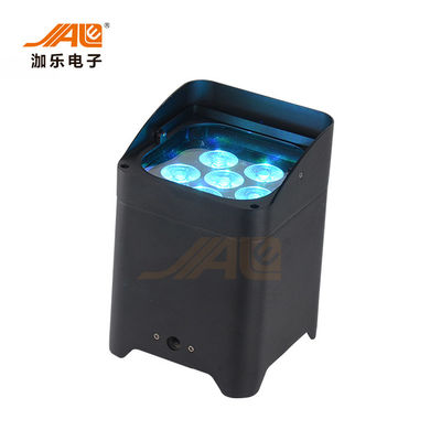 6PCS RGBWAUV 6 In 1 무선 LED 파 캔 배터리 IRC 파 라이트