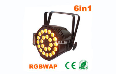 정상 1 LED 동위는 UV 24pcs가 스튜디오 세륨 & RoHS 점화를 위한 1 단계 쇼 점화에 대하여 램프 6를 지도한 빛 할 수 있습니다