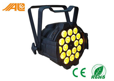 18 x 15w LED 동위는 상연합니다 빛 DMX 512 통제를 1개의 지도한 동위 64 빛/DJ에 대하여 RGBWA 5를 점화할 수 있습니다