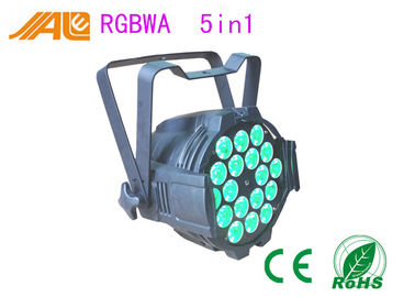 18 x 15w LED 동위는 상연합니다 빛 DMX 512 통제를 1개의 지도한 동위 64 빛/DJ에 대하여 RGBWA 5를 점화할 수 있습니다