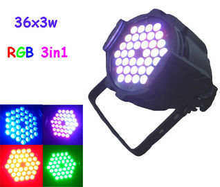 1개의 LED 동위에 대하여 36pcs 3w Rgb 3는 빛 DJ/디스코/나이트 클럽 LED 전등 설비 할 수 있습니다
