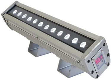 IP65는 12 x 8w RGBW LED 벽 세척 야외 무대 빛 DMX512 3Ch/6CH를 방수 처리합니다