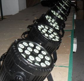 에너지 절약 옥외 LED 동위 빛 18 x 10w RGBWA 직업적인 단계 점화