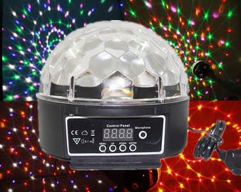 20W DMX는 수정같은 마술 공 빛 Rgb 효력 디스코 단계 빛 AC 110V - 250V를 지도했습니다
